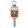 Monogram Intl. The Simpsons Simpsons Duff Beer PVC Key Holder