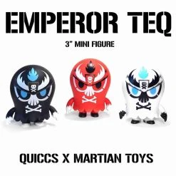Emperor TEQ Bundle Of All 3 (Red, White, Black) Jaspar By Quiccs X Martian Toys