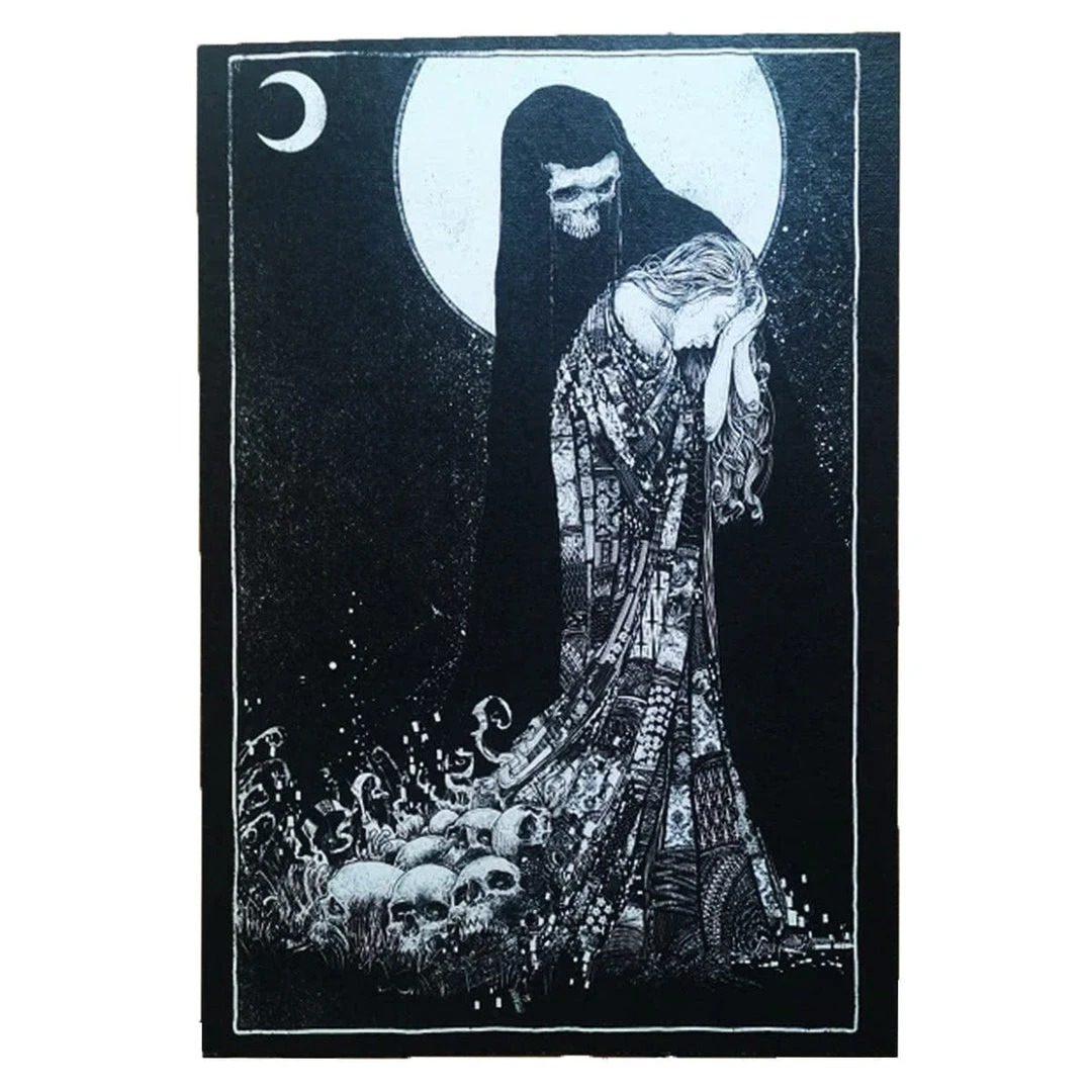 'Earth Grew Dark' Signed Lithograph Print By Godmachine