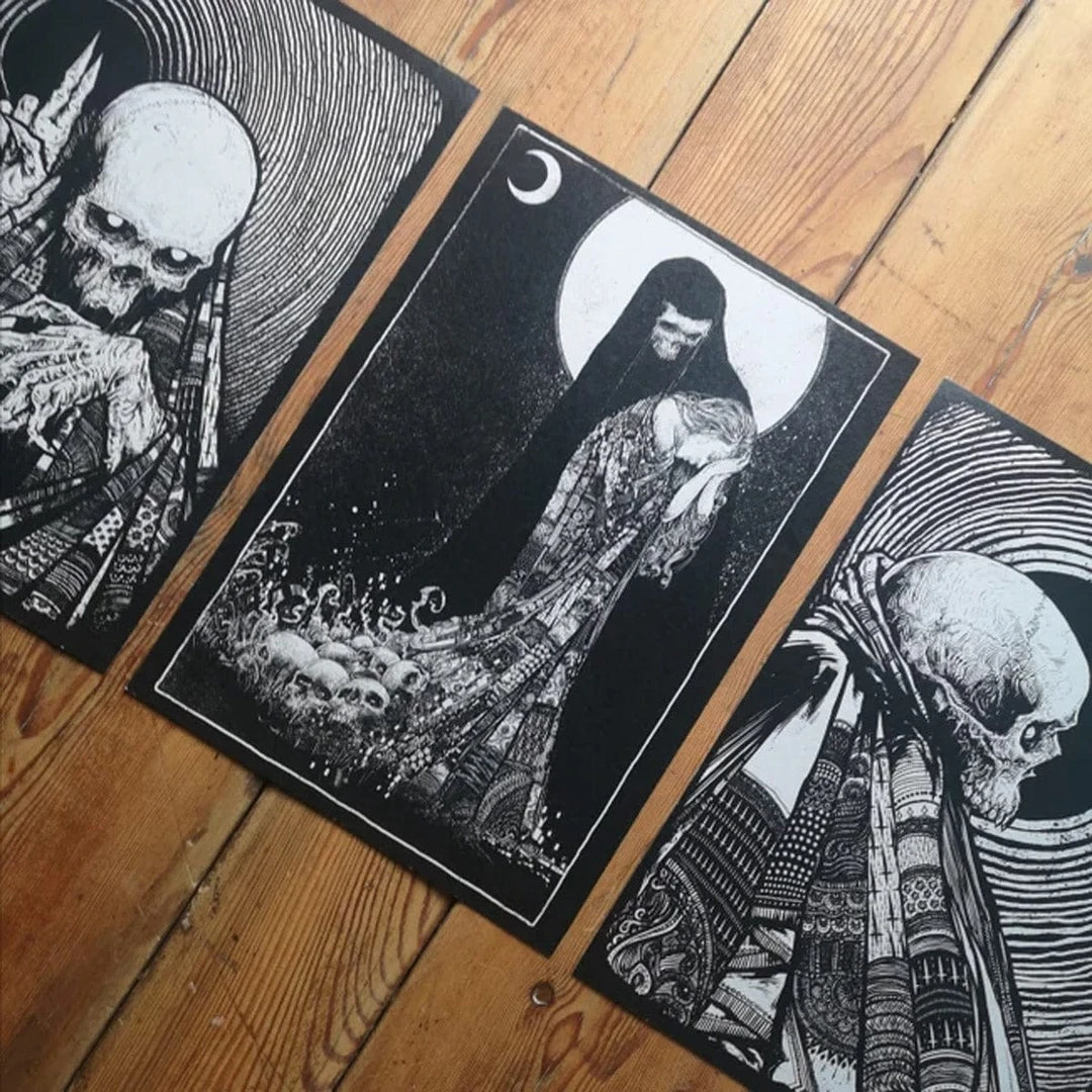 'Earth Grew Dark' Signed Lithograph Print By Godmachine