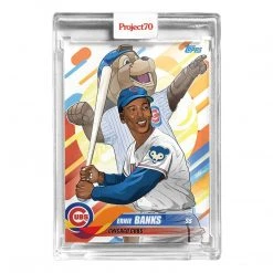 IamRetro.com Ernie Banks By Quiccs - Topps Project 70