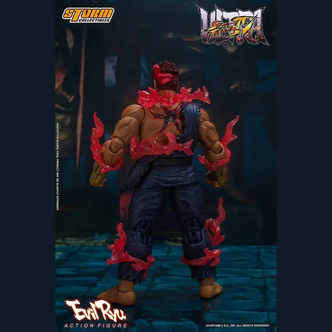 Evil Ryu - Ultimate Street Fighter IV Action Figure By Storm Collectibles