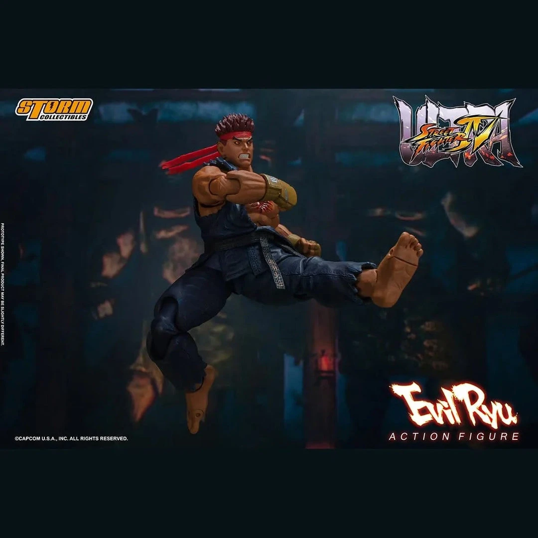 Evil Ryu - Ultimate Street Fighter IV Action Figure By Storm Collectibles