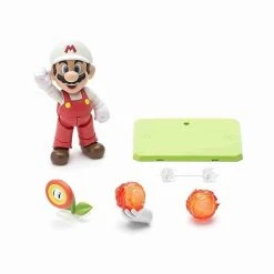 Fire Mario Super Mario Bros Action Figure By Bandai - Tamashii Nations S.H. Figuarts