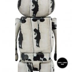 Medicom Toys Flying Balloons Girl - Banksy 400% + 100% Combo Bearbrick By Medicom
