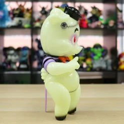 Franken Piggums GID Sofubi By Frank Kozik X Black Book Toy