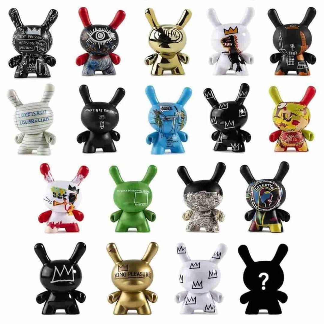 Jean-Michael Basquiat Dunny Series By Kidrobot - 3-Pack Blind Box Bundle