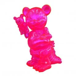 Mousezilla Clear Neon PK By Ron English Popaganda X Black Book Toy