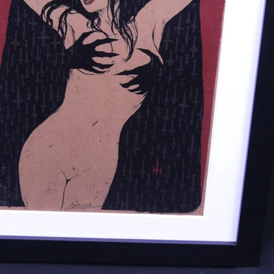 God Machine 'Goblin' Lithograph Print Signed By Godmachine