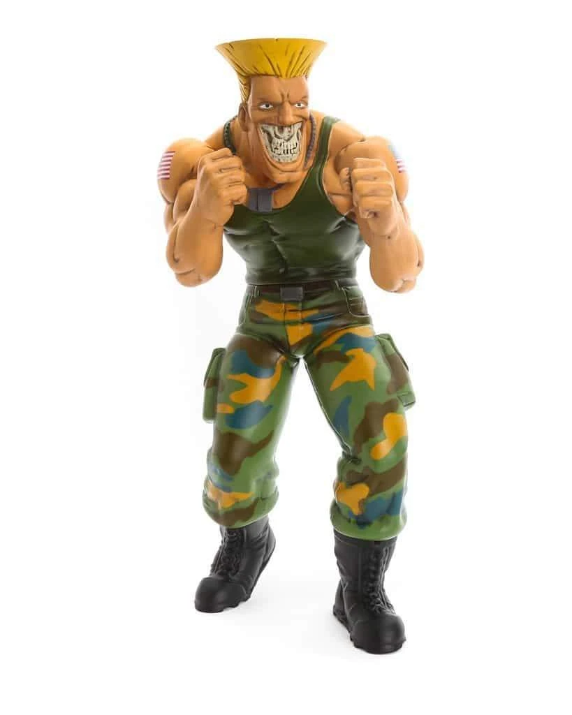 Guile Grin 15" Vinyl Figure By Ron English Popaganda X Street Fighter