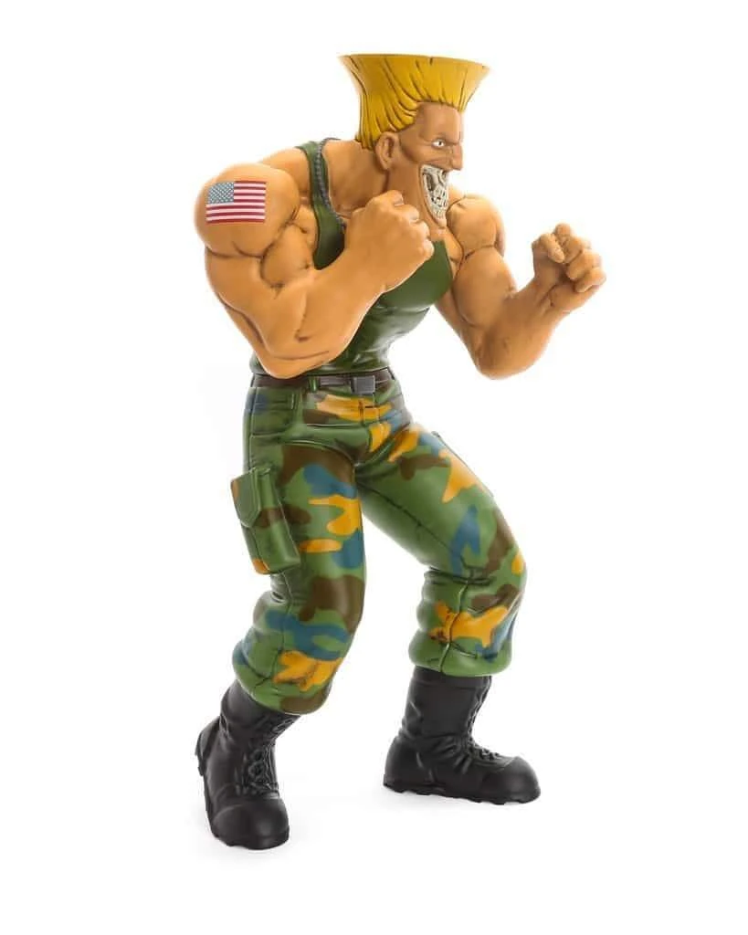 Guile Grin 15" Vinyl Figure By Ron English Popaganda X Street Fighter