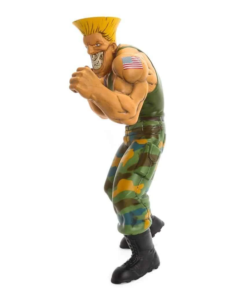 Guile Grin 15" Vinyl Figure By Ron English Popaganda X Street Fighter