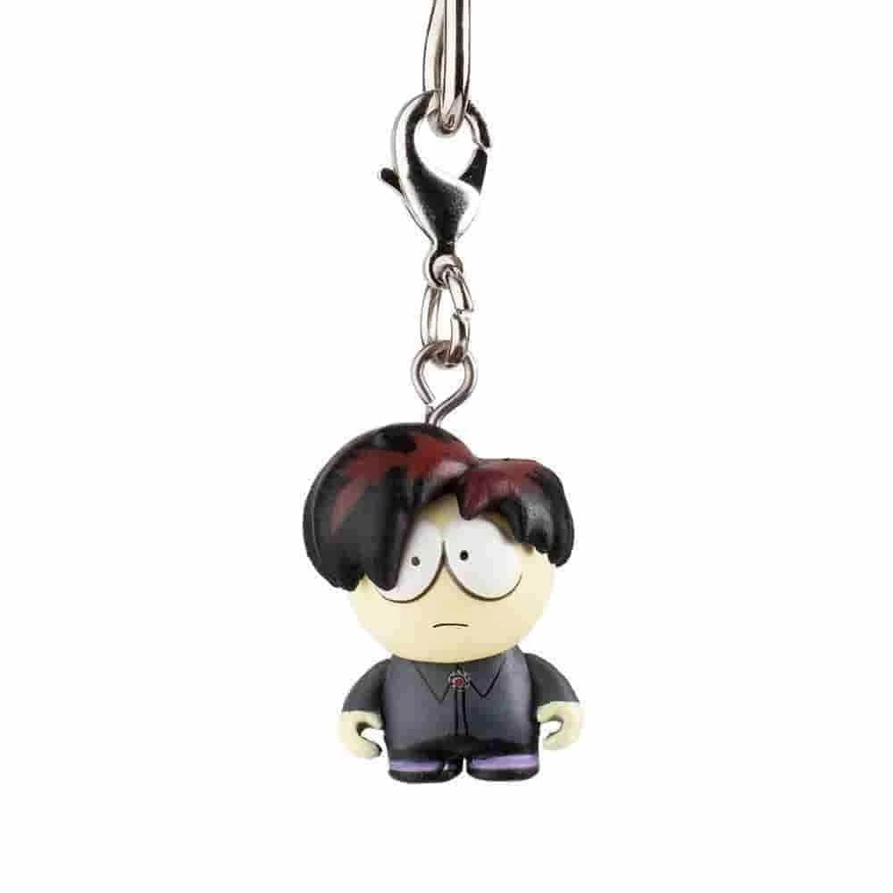 Hair Flip Goth - South Park Zipper Pull Series 2 Figure By Kidrobot