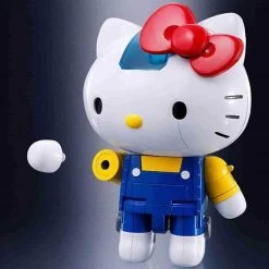 Hello Kitty Blue Stripe Figure By Bandai Absolute Chogokin