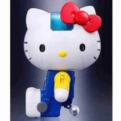 Hello Kitty Blue Stripe Figure By Bandai Absolute Chogokin