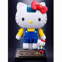 Hello Kitty Blue Stripe Figure By Bandai Absolute Chogokin
