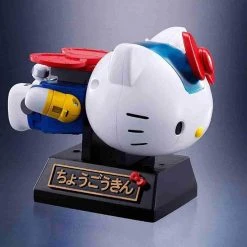 Hello Kitty Blue Stripe Figure By Bandai Absolute Chogokin