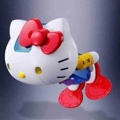 Hello Kitty Blue Stripe Figure By Bandai Absolute Chogokin