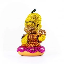 The Simpsons Crystal Homer Buddha By Kidrobot X Simpsons Embellished With Crystals From Swarovski®