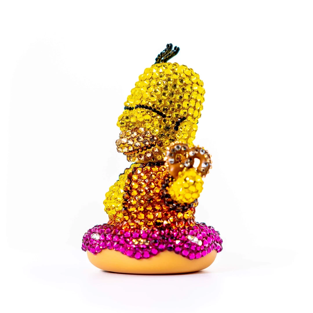 The Simpsons Crystal Homer Buddha By Kidrobot X Simpsons Embellished With Crystals From Swarovski®