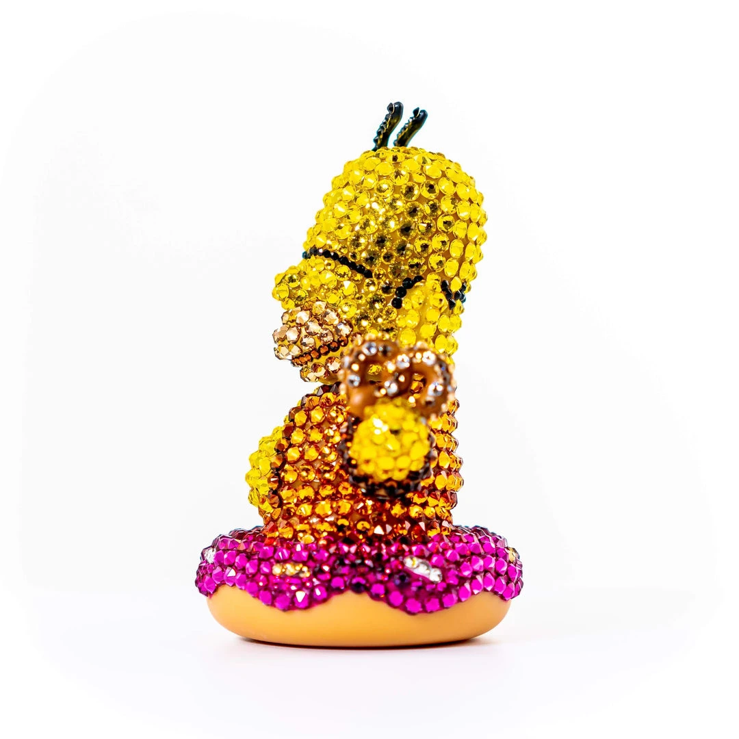 The Simpsons Crystal Homer Buddha By Kidrobot X Simpsons Embellished With Crystals From Swarovski®
