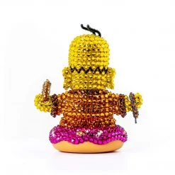 The Simpsons Crystal Homer Buddha By Kidrobot X Simpsons Embellished With Crystals From Swarovski®