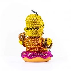 The Simpsons Crystal Homer Buddha By Kidrobot X Simpsons Embellished With Crystals From Swarovski®