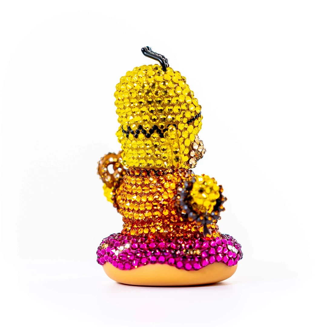 The Simpsons Crystal Homer Buddha By Kidrobot X Simpsons Embellished With Crystals From Swarovski®