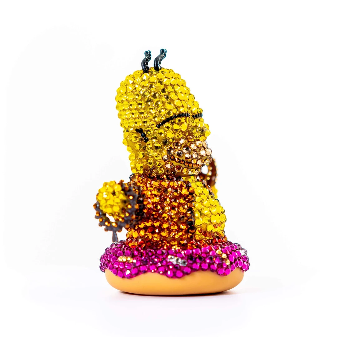 The Simpsons Crystal Homer Buddha By Kidrobot X Simpsons Embellished With Crystals From Swarovski®