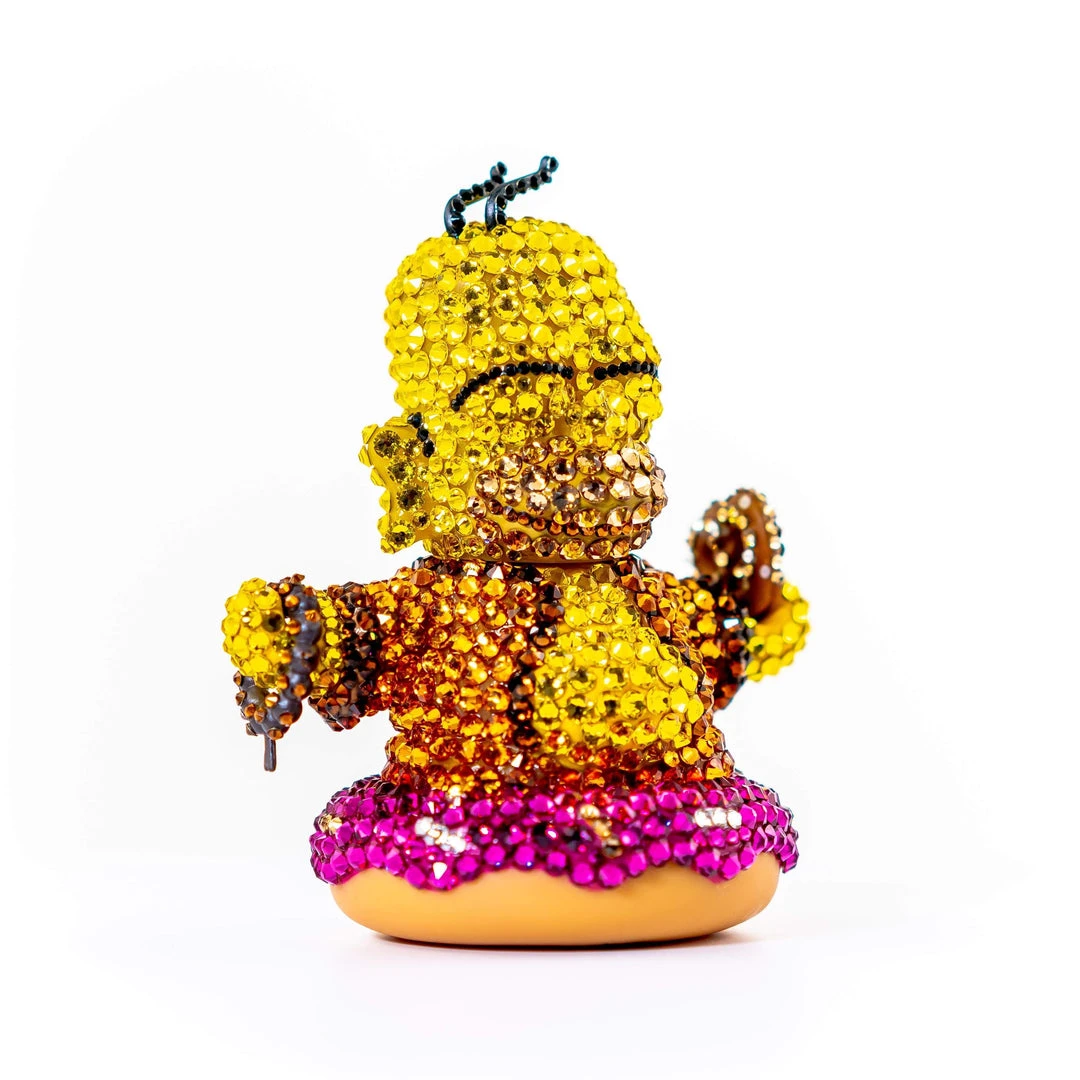 The Simpsons Crystal Homer Buddha By Kidrobot X Simpsons Embellished With Crystals From Swarovski®