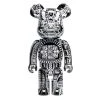 Medicom Toys HR Giger Black Chrome 1000% Bearbrick By Medicom