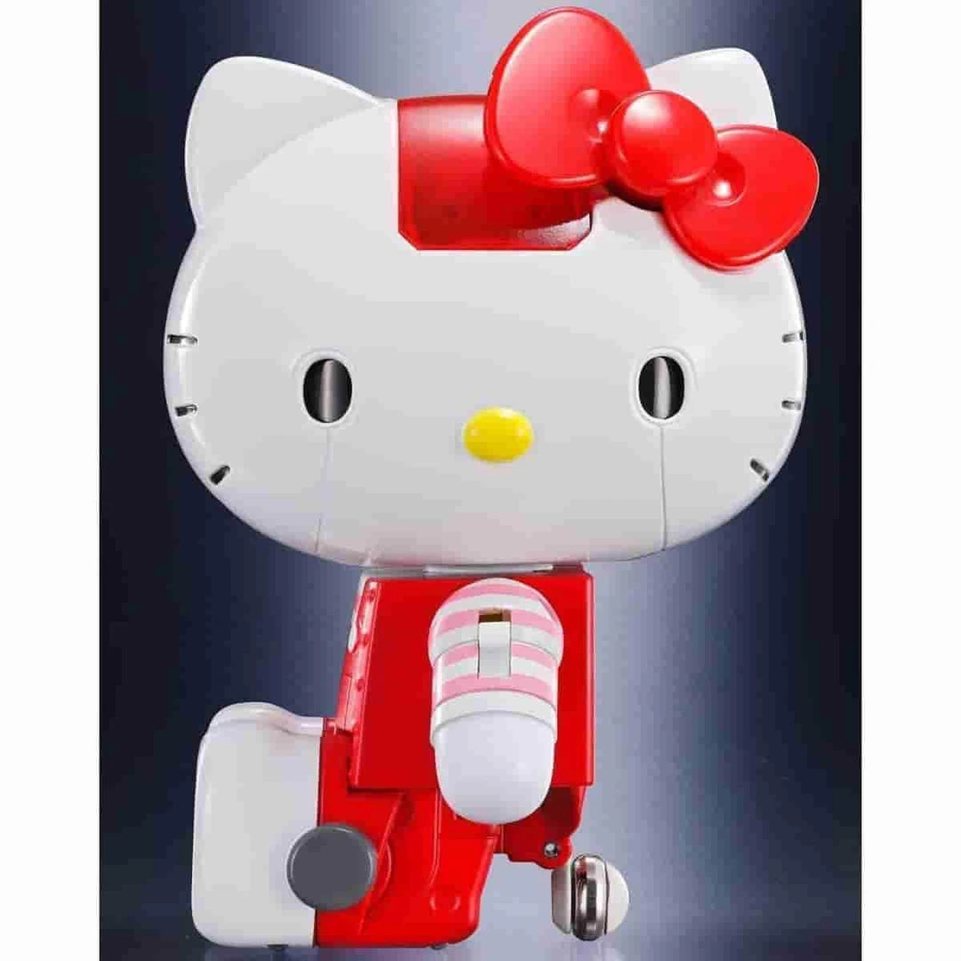 Hello Kitty Red Stripe Figure By Bandai - Absolute Chogokin