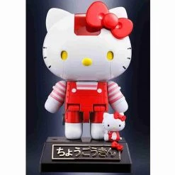 Hello Kitty Red Stripe Figure By Bandai - Absolute Chogokin