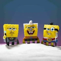 IAMRETRO MANY FACES OF SPONGEBOB SQUAREPANTS Sealed Display Case Of 24 Pcs By Kidrobot