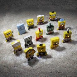 IAMRETRO MANY FACES OF SPONGEBOB SQUAREPANTS Sealed Display Case Of 24 Pcs By Kidrobot