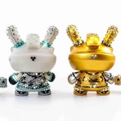 Crystal Grey Baby TEQ 63 Dunny By Quiccs Embellished With Crystals From Swarovski®