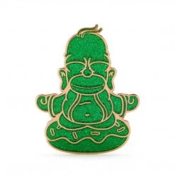 Jade Homer Buddha Enamel Pin By Simpsons X Kidrobot - IamRetro Exclusive