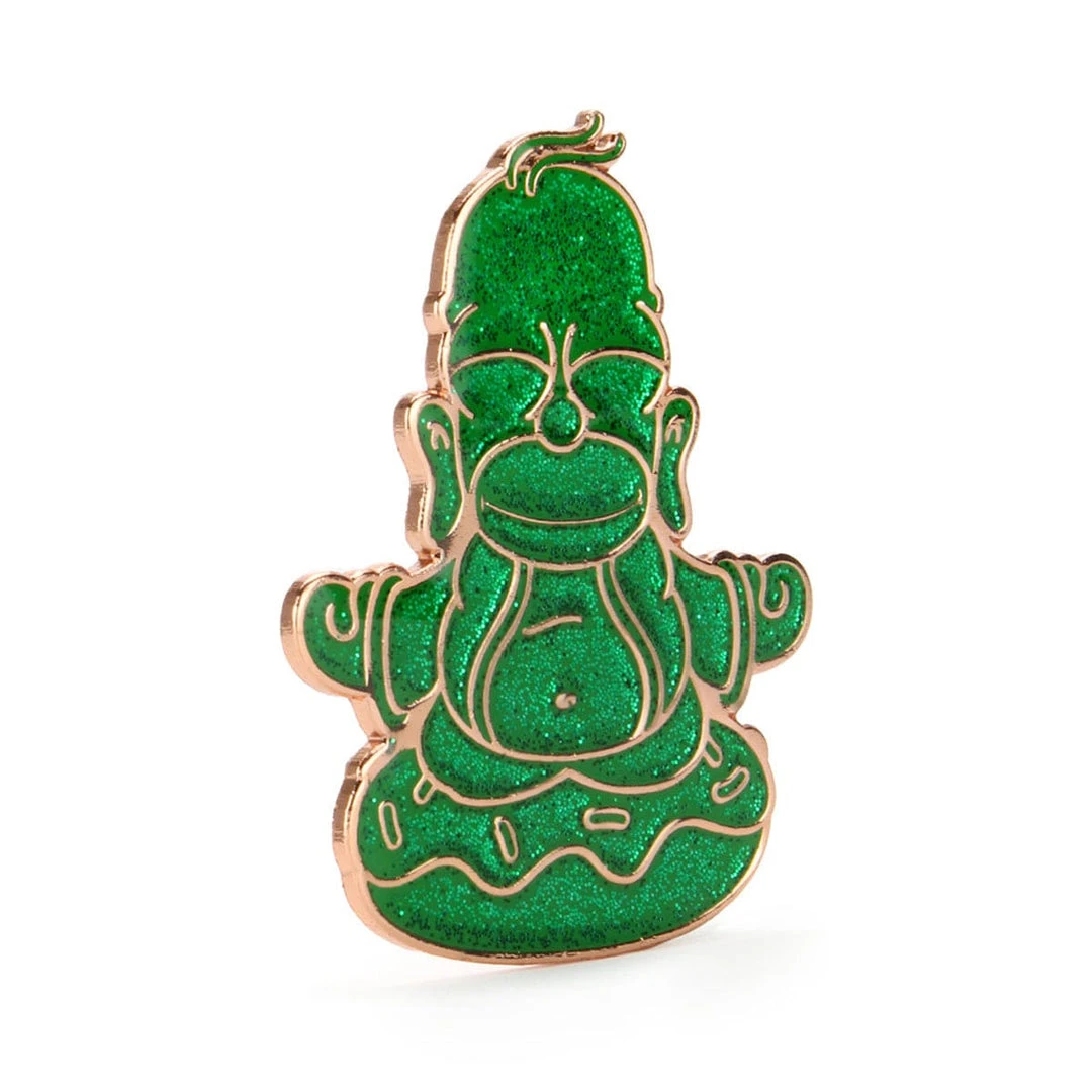 Jade Homer Buddha Enamel Pin By Simpsons X Kidrobot - IamRetro Exclusive