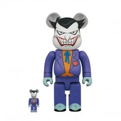 Medicom Toys The Joker - Batman Animated Series 400% + 100% Bearbrick Combo By Medicom