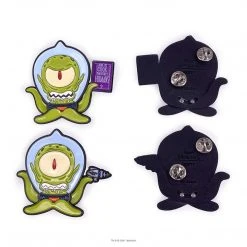 Kang & Kodos Treehouse Of Horror Double Enamel Pin Set By Simpsons X Kidrobot
