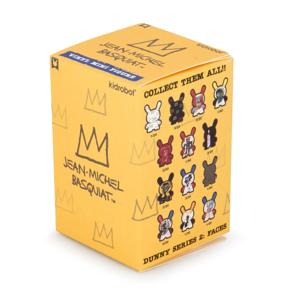 IamRetro.com Jean-Michel Basquiat Faces Dunny Series 2 By Kidrobot Blind Box (Single)