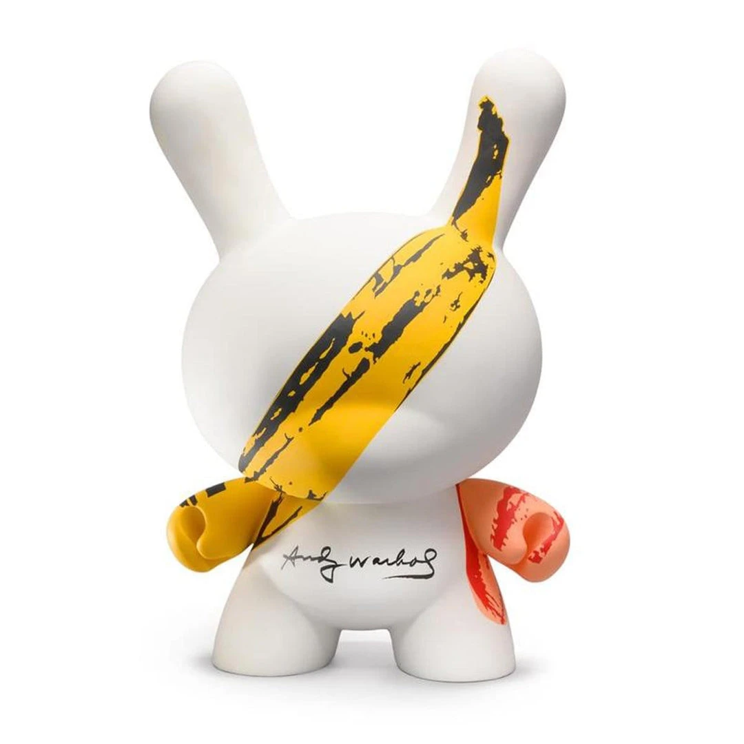 Andy Warhol Banana Dunny 20" Fiberglass Sculpture By Kidrobot