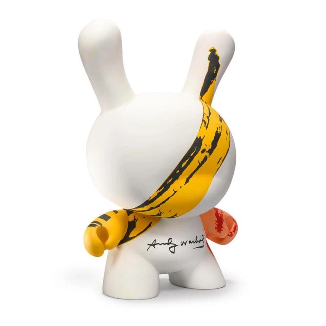 Andy Warhol Banana Dunny 20" Fiberglass Sculpture By Kidrobot