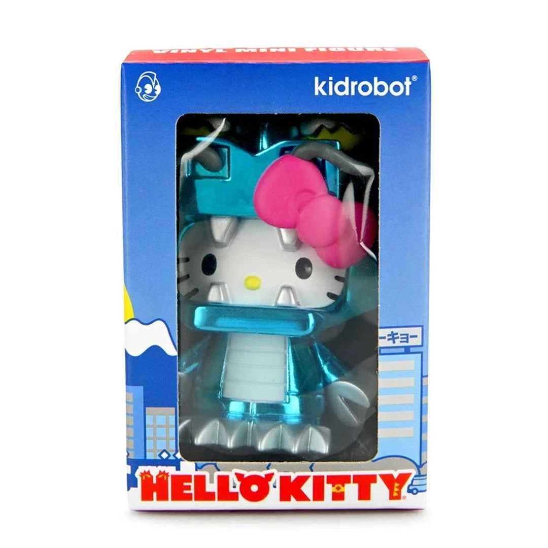 Kitzilla Frost Hello Kitty Kaiju 3" Mini Figure By Sanrio X Kidrobot