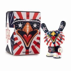 Indie Eagle 3" Dunny Art Figure By Kronk X Kidrobot