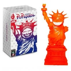 Liberty Grin Orange Blacklight Magic By Mindstyle X Ron English Popaganda