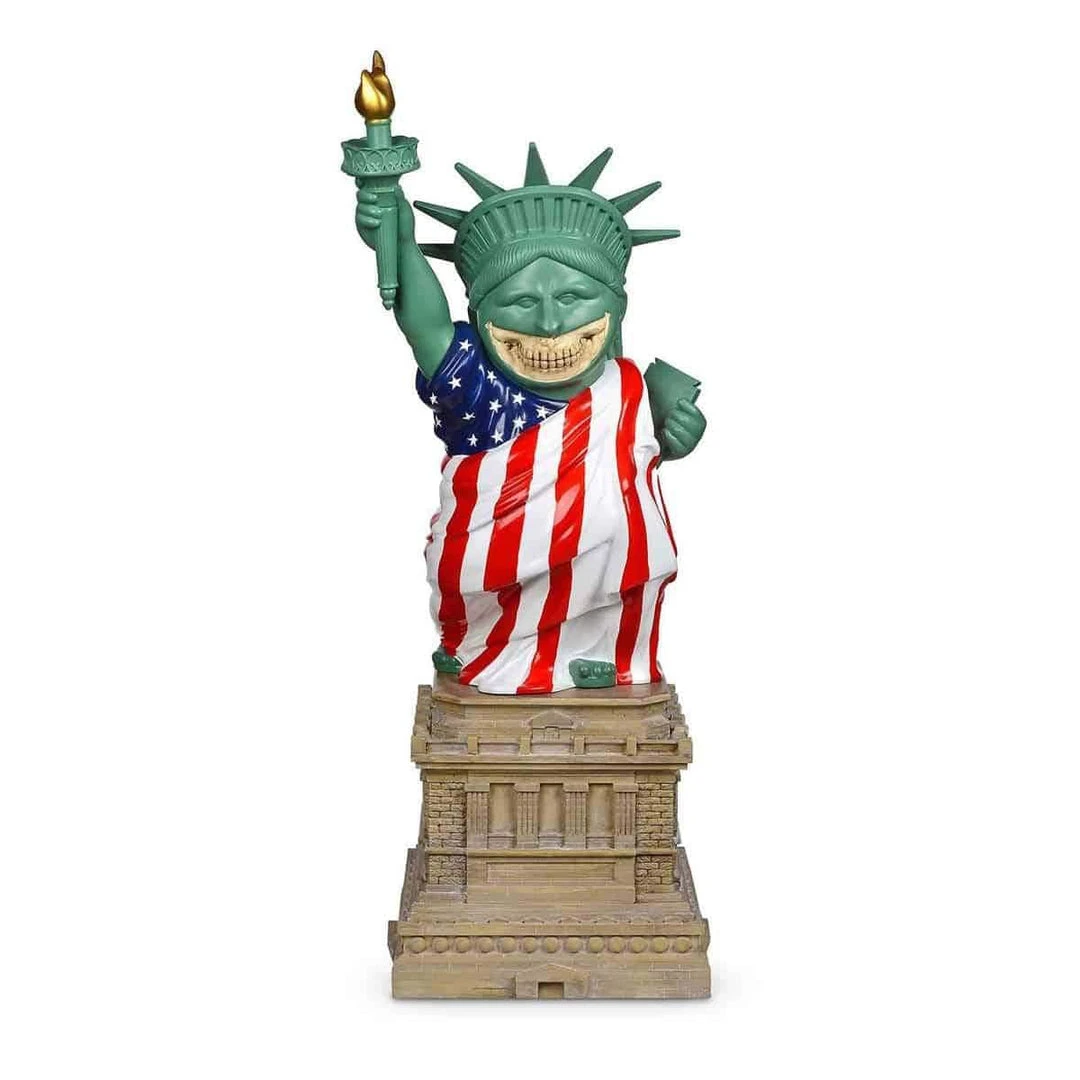 Liberty Grin Pride Of U.S.A. 22" Statue By Ron English Popaganda