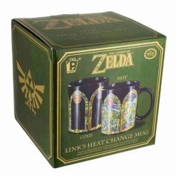 The Legend Of Zelda: Link Wind Waker Heat Changing Mug Official Nintendo