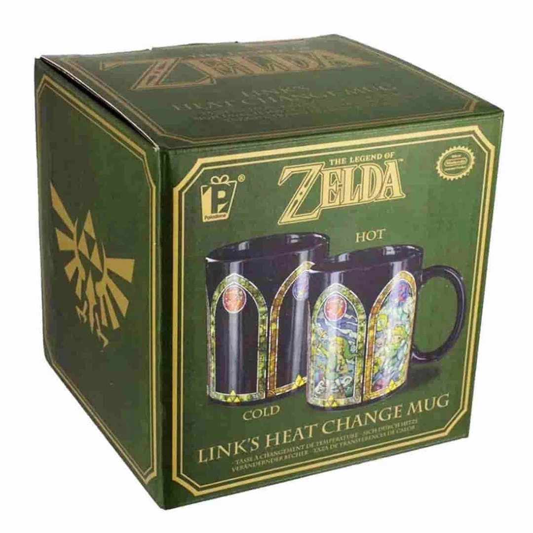 The Legend Of Zelda: Link Wind Waker Heat Changing Mug Official Nintendo