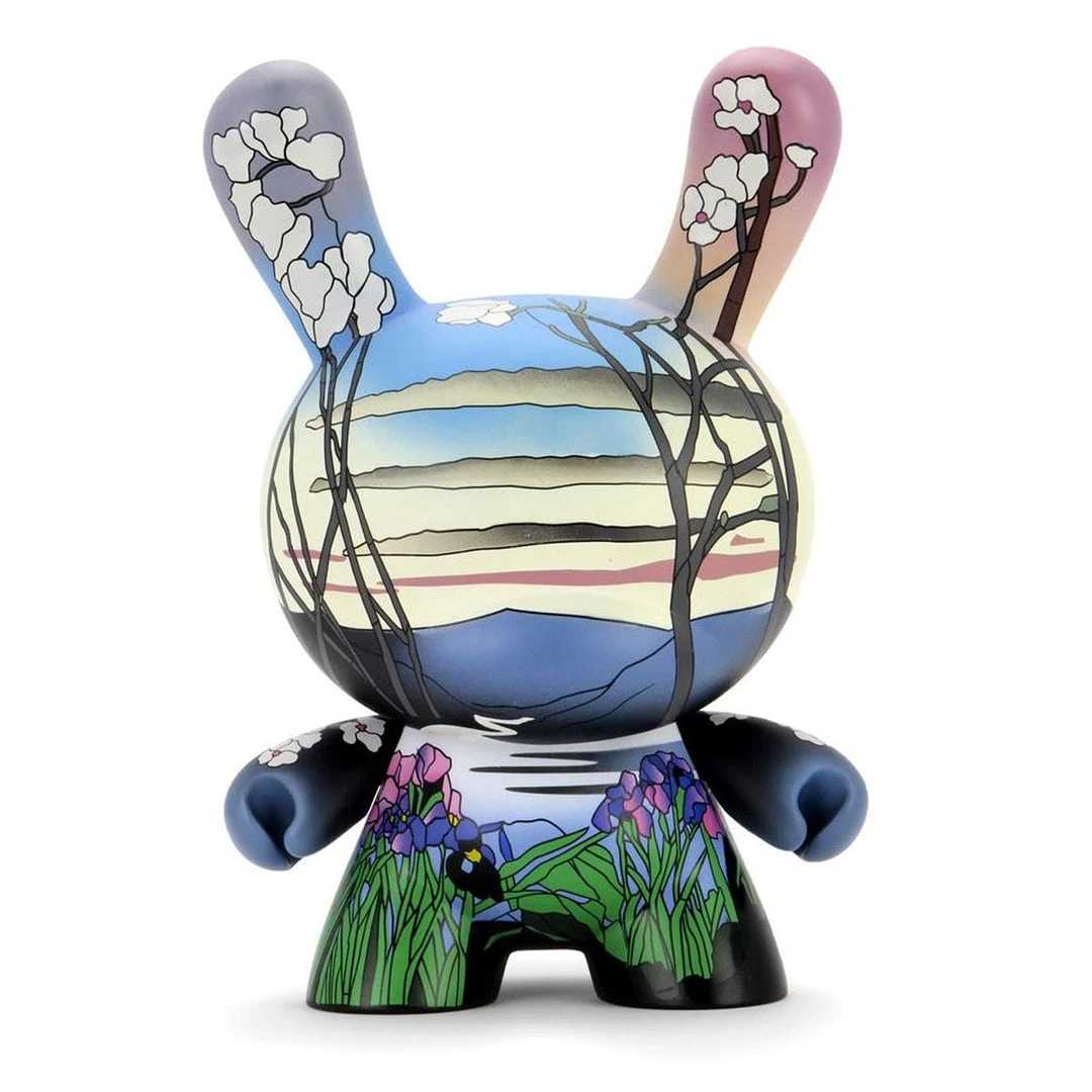 Magnolias And Irisis By Louis C. Tiffany 8-inch MET Dunny By Kidrobot